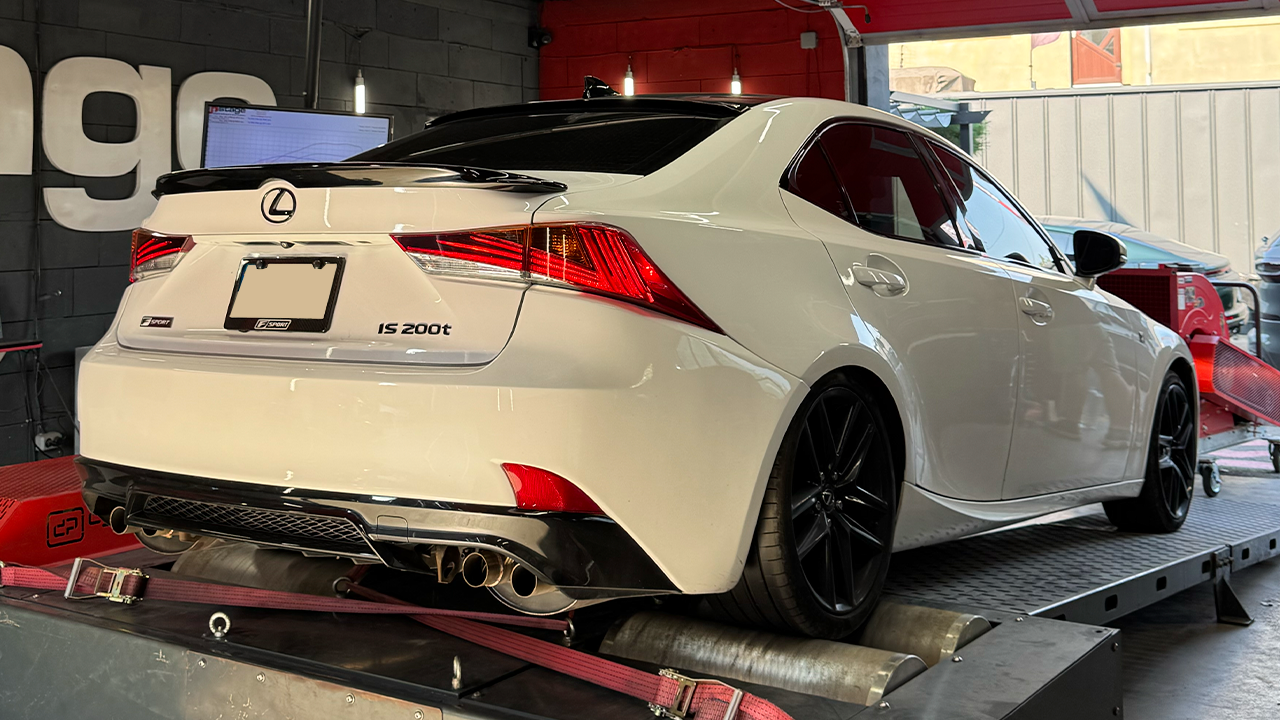 chiptuning-Lexus IS 2.0T-site-rear